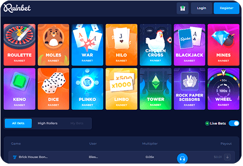 rainbet originals