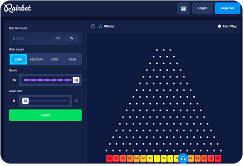 rainbet plinko